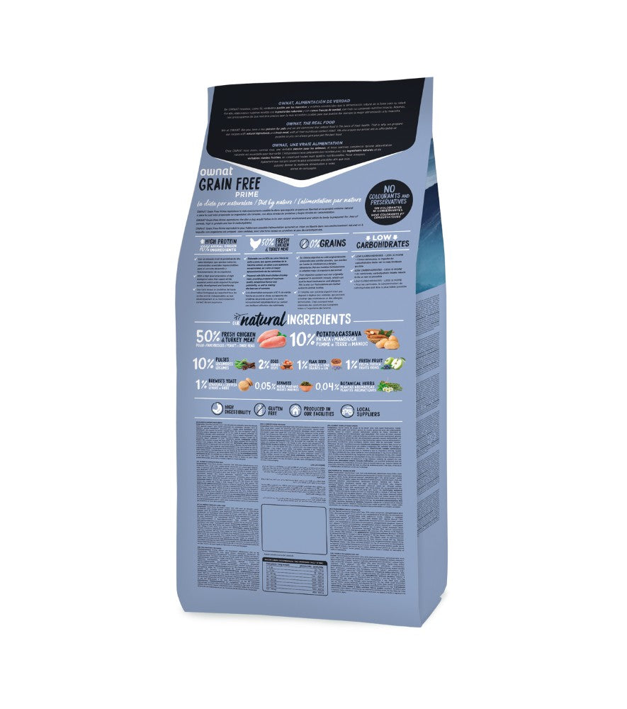 OWNAT GF PRIME SENIOR CHICKEN&TURKEY (DOG) - Pienso para Perros Senior de pollo y pavo