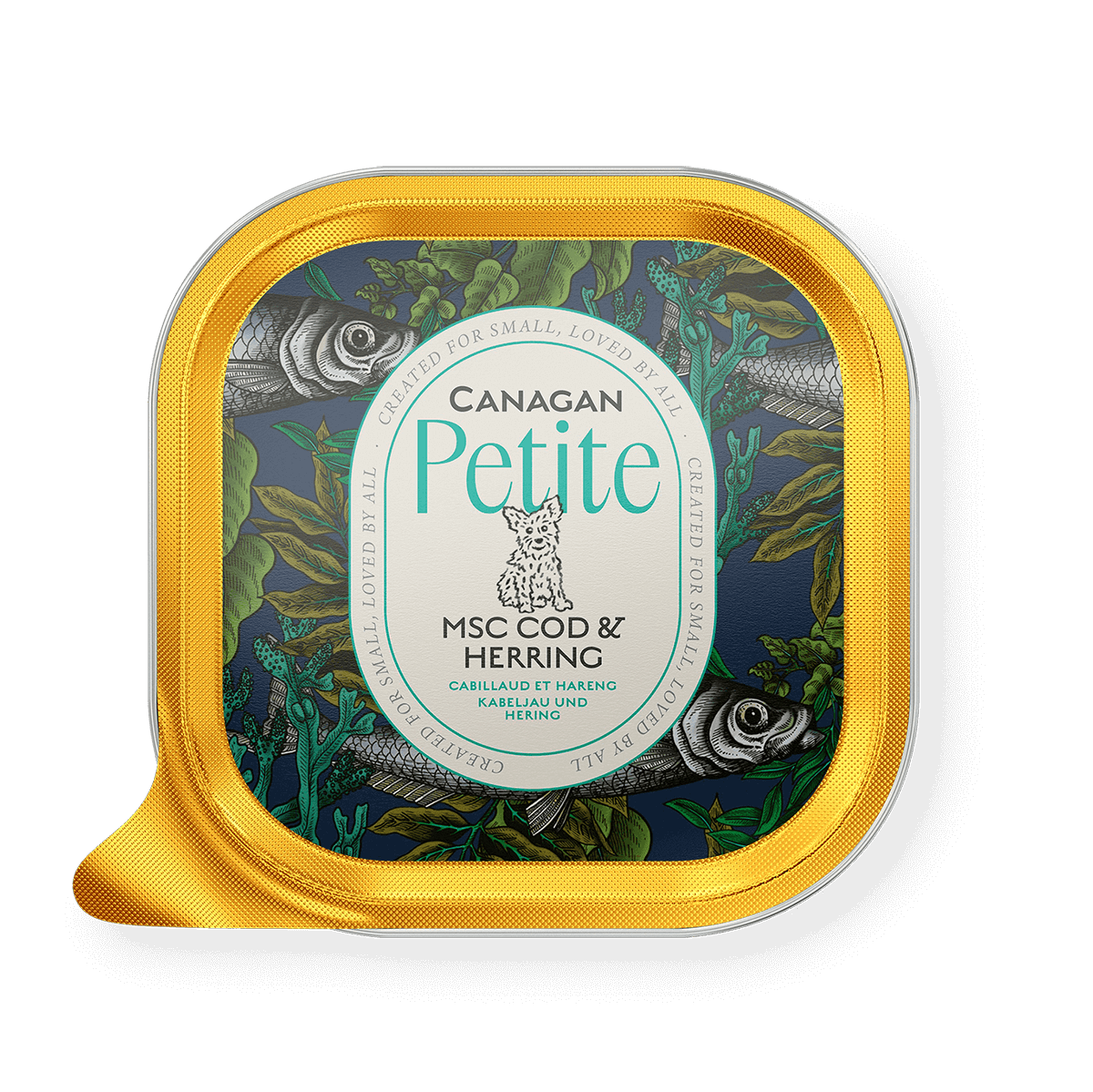 CANAGAN | Petite Bacalao y Arenque Paté para perros pequeños 100g