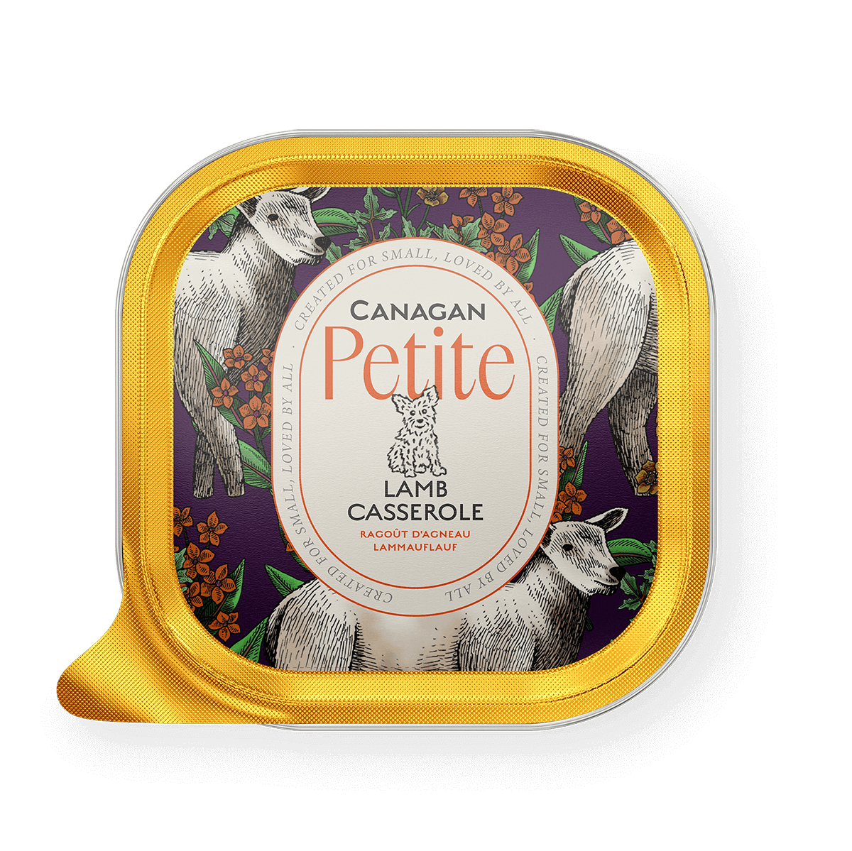 CANAGAN | Petite Cazuela de Cordero Paté para perros pequeños 100g