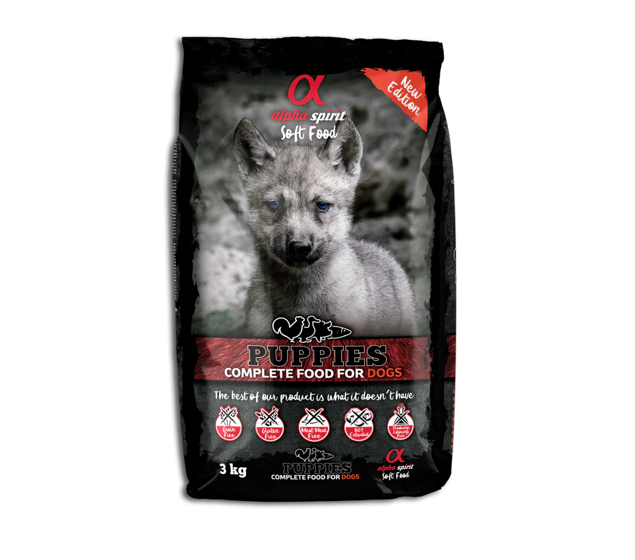 Alpha Spirit Puppies Pienso Semihúmedo - Prensado en frío Para Cachorros