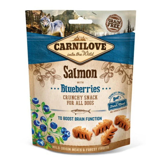 Carnilove Galletas Crujientes de Salmón y Arándanos Para Perros