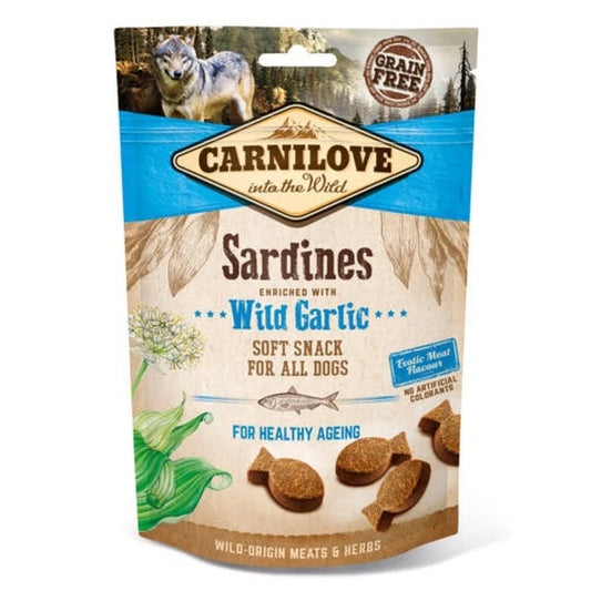 Carnilove Snack Semihumedo Sardinas y Ajo Para Perros