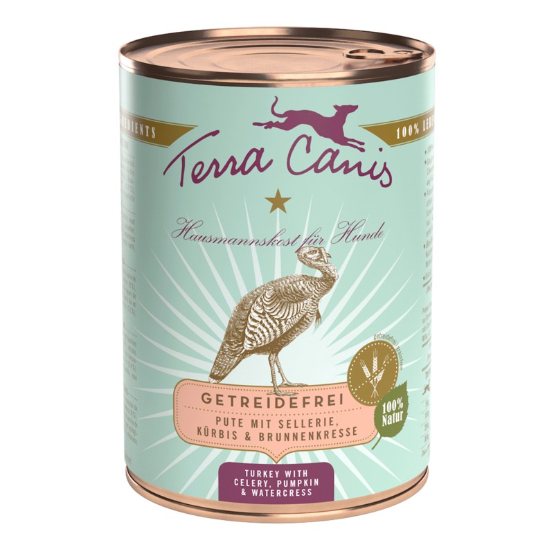TERRA CANIS GRAIN FREE - Turkey with celery, pumpkin and carrot, grain free