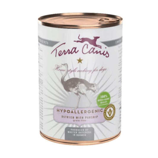 TERRA CANIS Hypoallergenic - Ostrich with parsnip