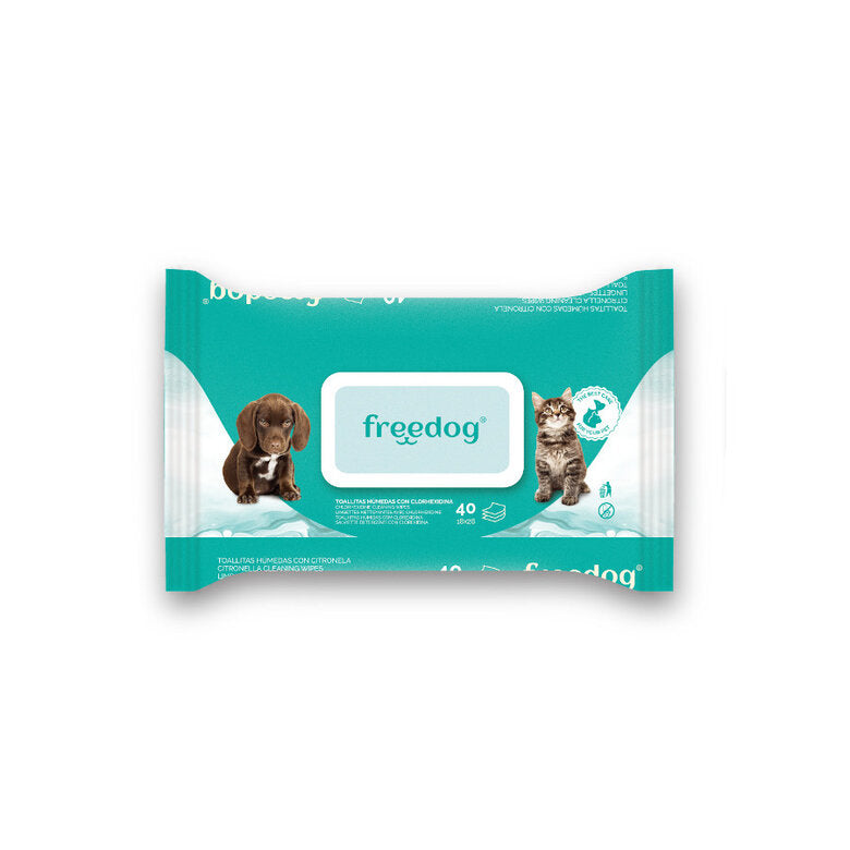 Toallitas Freedog Clorhexidina - Paquete grande