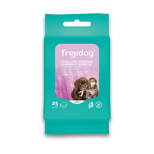 Toallitas Freedog Lavanda - Tamaño bolsillo