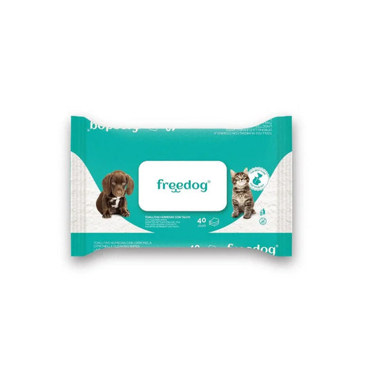 Toallitas Freedog TALCO y ALOE - Paquete grande