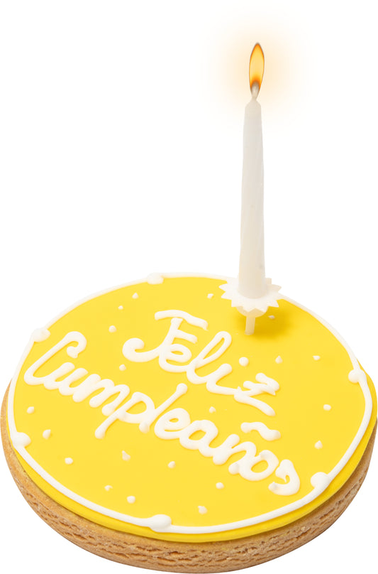 Tarta de cumpleaños para perro con vela incluida