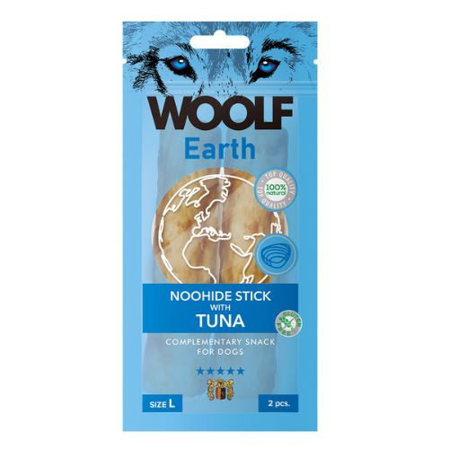 Snack Woolf Earth L Barritas - Salmón, Atún, Ternera o Conejo