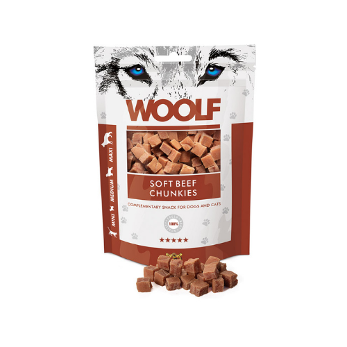 Dados de Ternera Woolf - Snacks Para Perros y Gatos