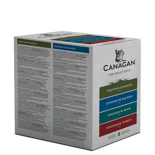 Canagan Patés Multi-pack para gatos adultos 8x85g