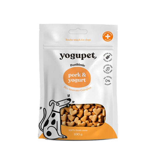 Snack Semihumedo de Cerdo y Yogur para Perros - Yogupet - 100g